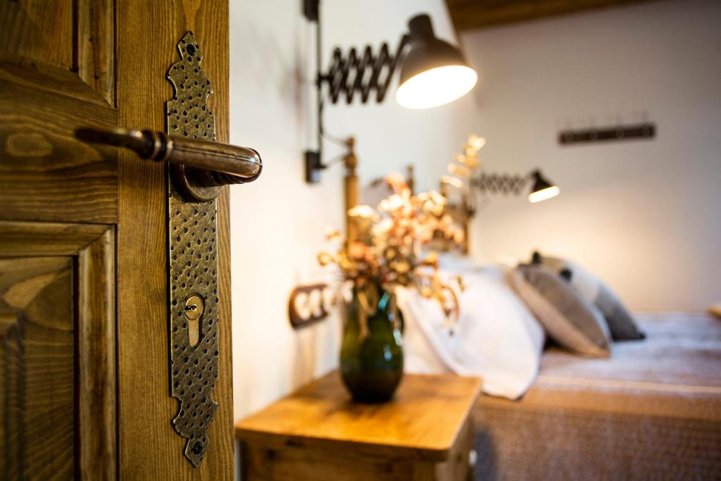 Postel nebo postele na pokoji v ubytování Mas El Barber (Adults only)