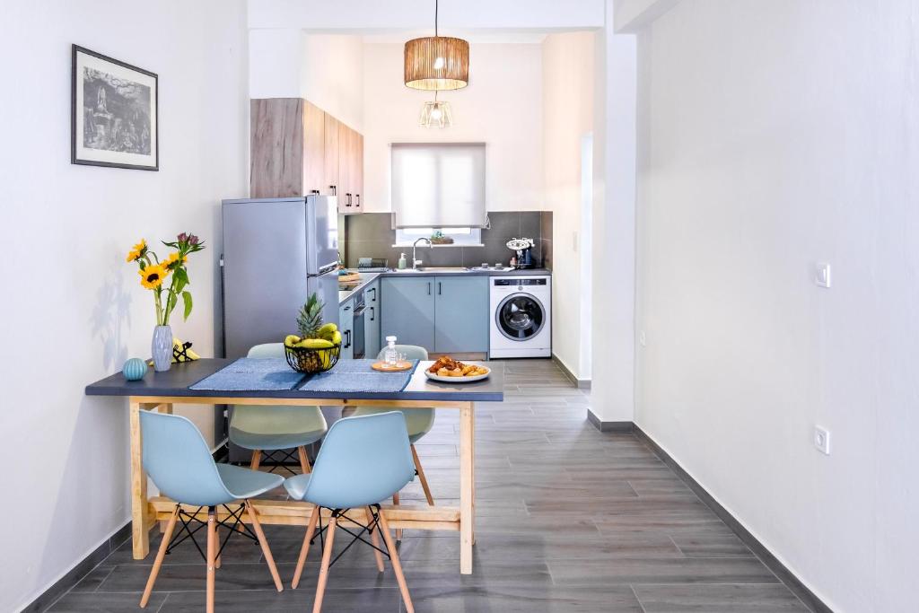 Kuchyň nebo kuchyňský kout v ubytování Casa In Centro Chania