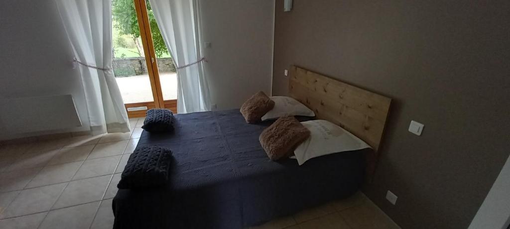 Postel nebo postele na pokoji v ubytování Studio nature a la ferme