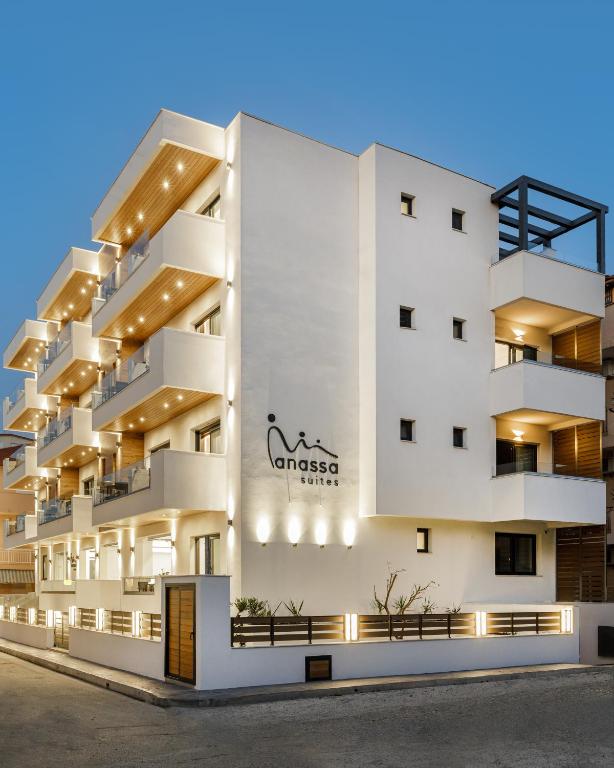 Budova, kde se aparthotel nachází