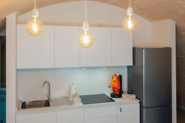 Kuchyň nebo kuchyňský kout v ubytování I Lamioni - Suite & accommodation
