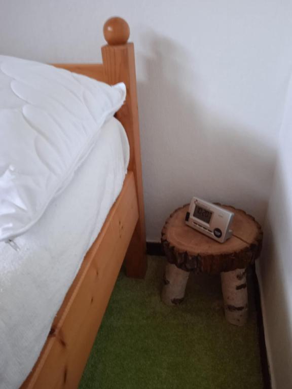 Postel nebo postele na pokoji v ubytování Vakantiehuis Friedeburg