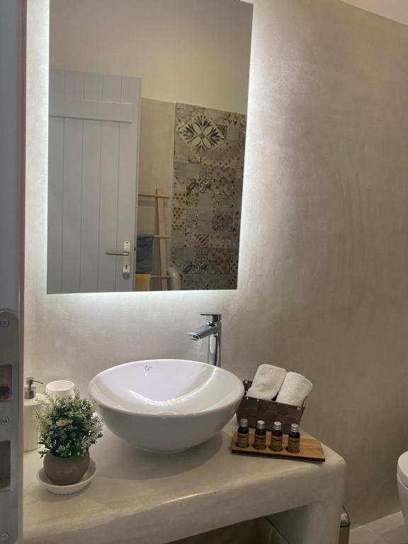 Koupelna v ubytování Xenios Zeus Apartments