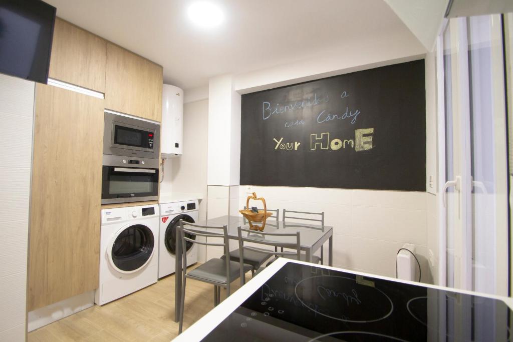 Kuchyň nebo kuchyňský kout v ubytování Casa Candy