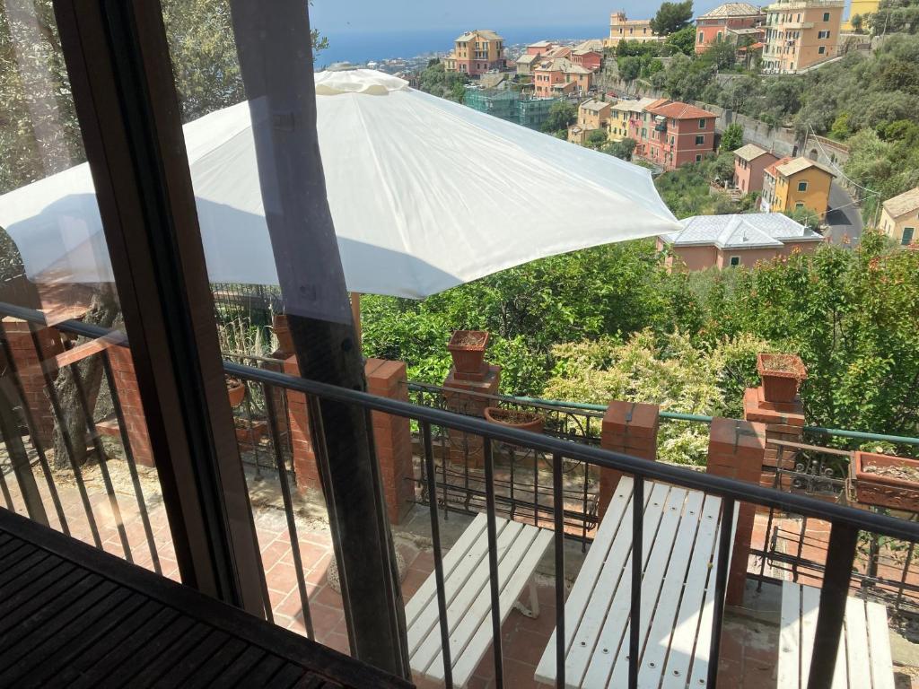 Balkón nebo terasa v ubytování Villino "Il Rustichetto"