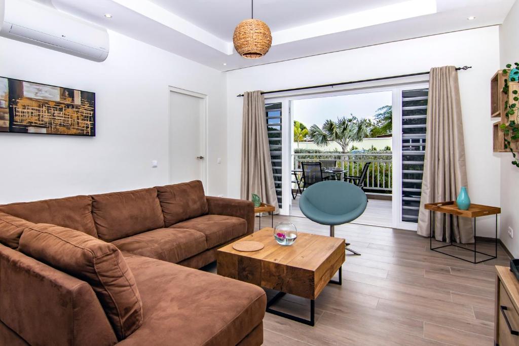 Χώρος καθιστικού στο Casa Blue Breeze