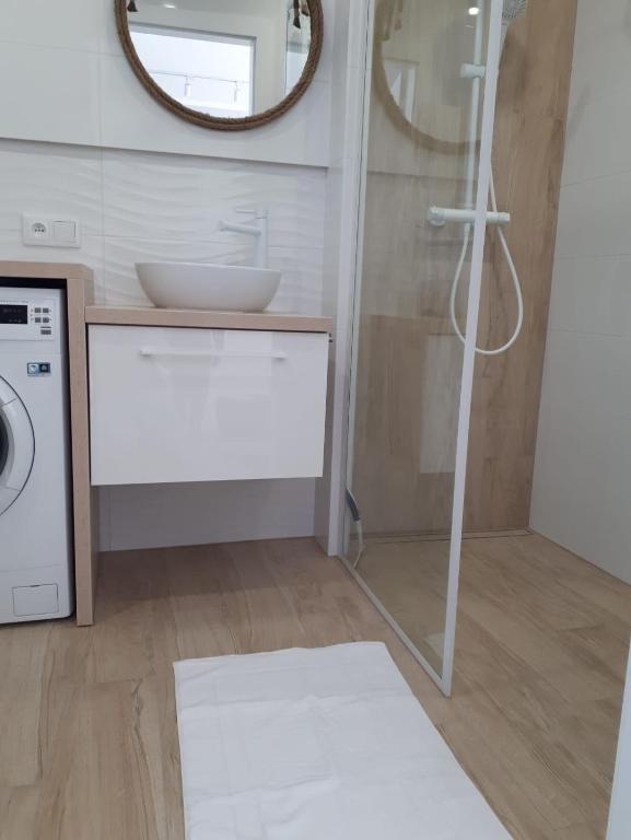 Kúpeľňa v ubytovaní Przytulny Apartament nad morzem