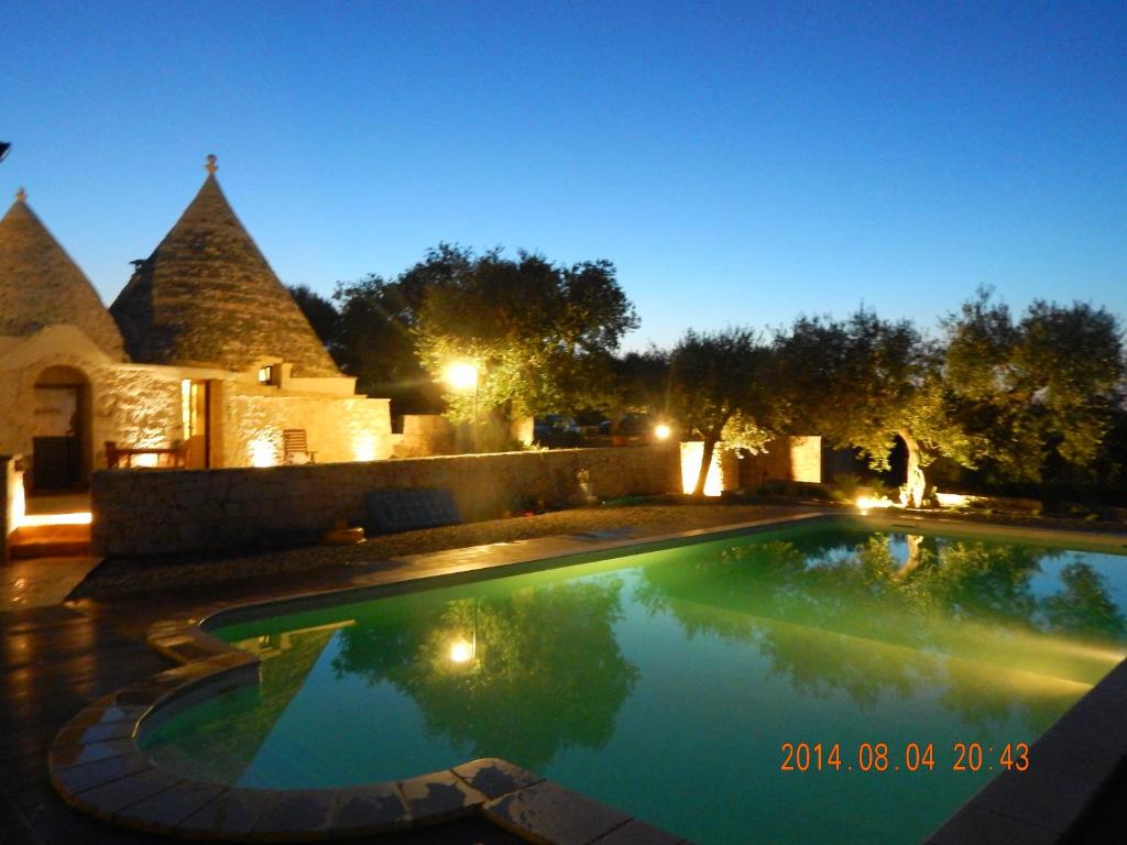 Bazén v ubytování Trulli & Grotte Exclusive House nebo v jeho okolí