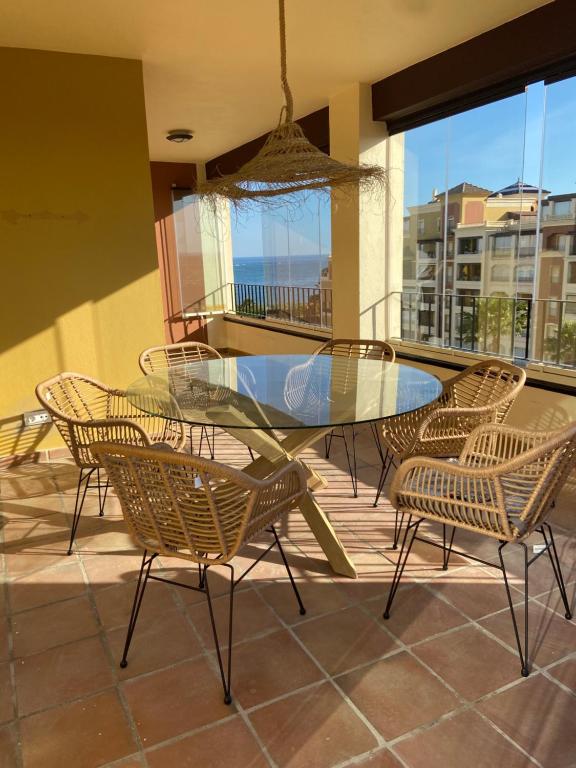 A balcony or terrace at Sol y mar
