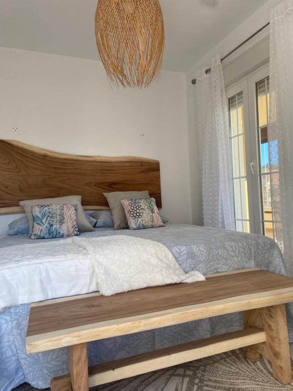 A bed or beds in a room at Sol y mar