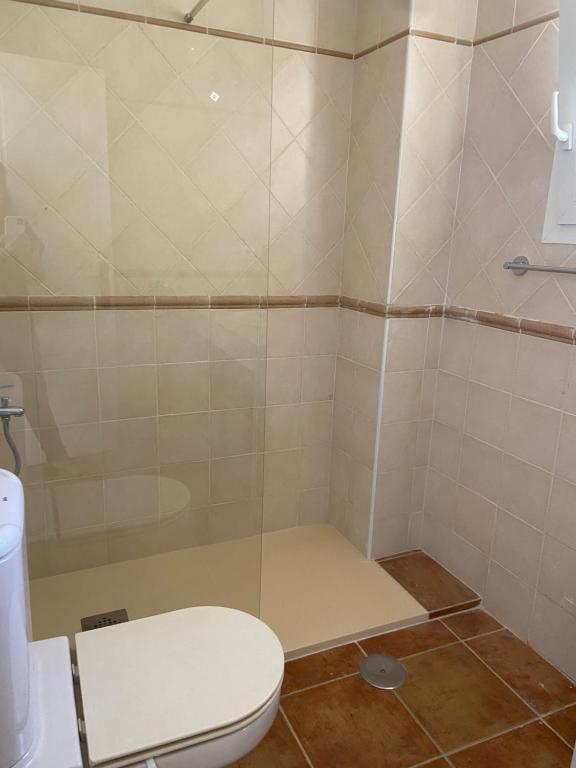 A bathroom at Sol y mar