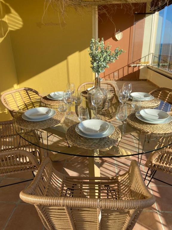 A balcony or terrace at Sol y mar