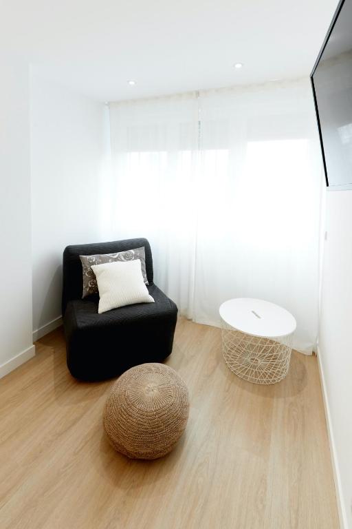 Posezení v ubytování Precioso Loft zona Santiago Bernabéu Madrid