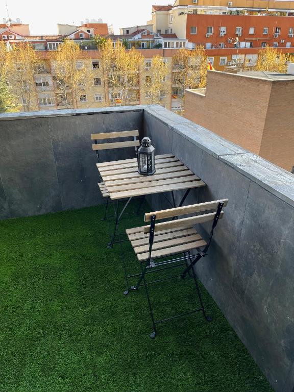 Balkón nebo terasa v ubytování Precioso Loft zona Santiago Bernabéu Madrid