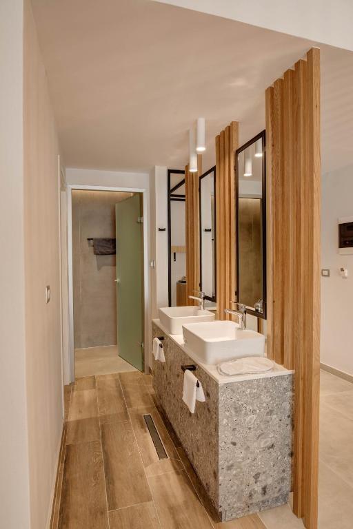 Koupelna v ubytování Alboro seaside suites
