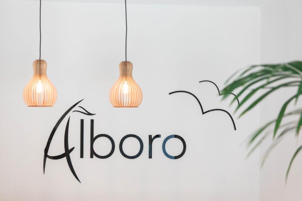 Certifikát, hodnocení, plakát nebo jiný dokument vystavený v ubytování Alboro seaside suites