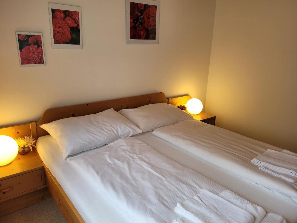 Posteľ alebo postele v izbe v ubytovaní Profelt`s Apartments Uttendorf - Steinbock Lodges
