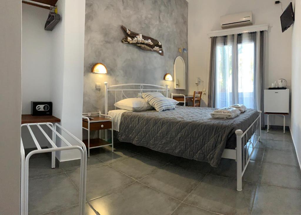 Postel nebo postele na pokoji v ubytování Villa Ilios
