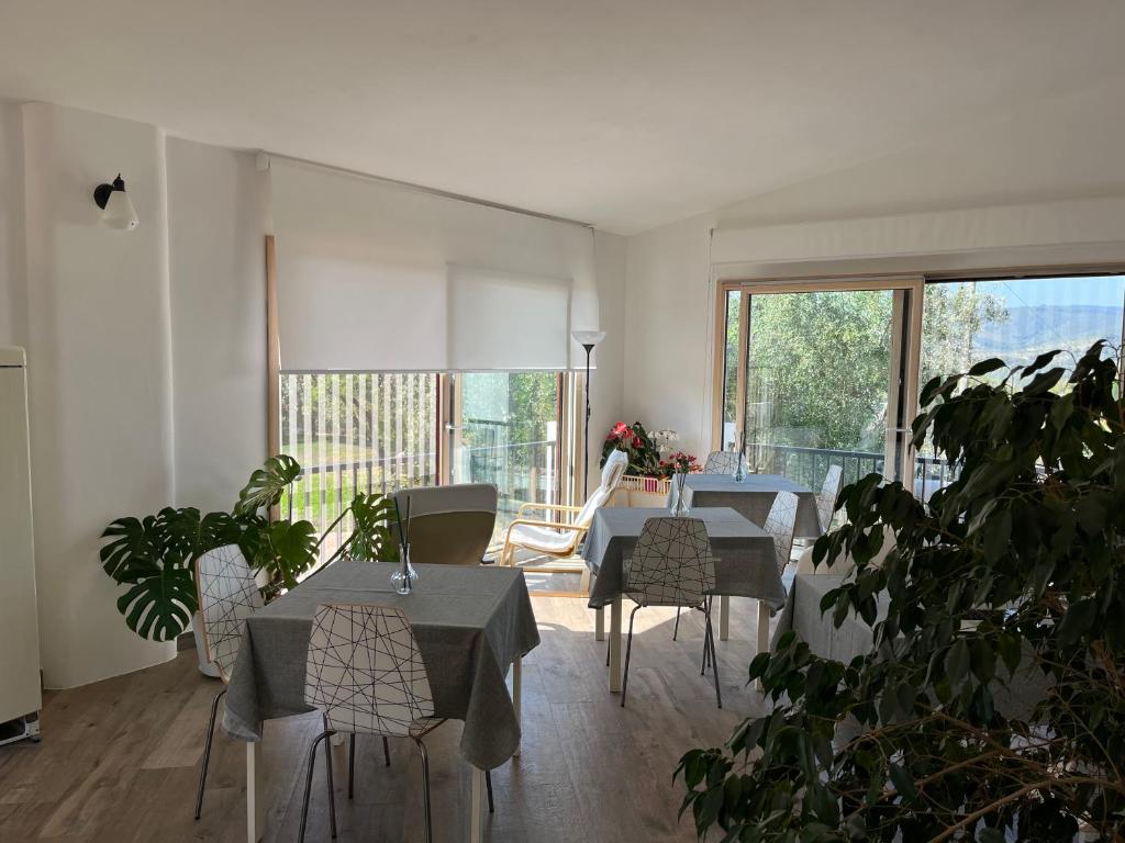 Posezení v ubytování B&B Le Cicale