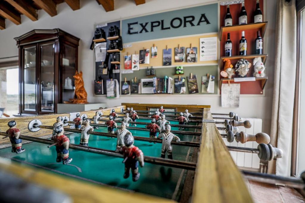 Biliár nebo kulečník v ubytování Casa Rural Explora, Pastores