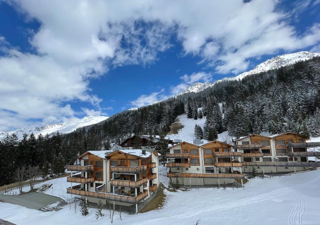 Central holiday flat Scalottas Lenzerheide v zimě