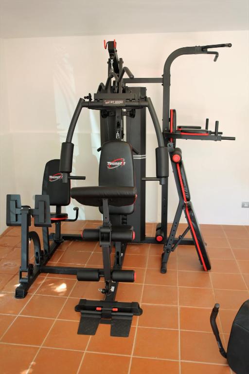 Posilňovňa alebo fitness centrum v ubytovaní Appartamenti Ferrari Residence