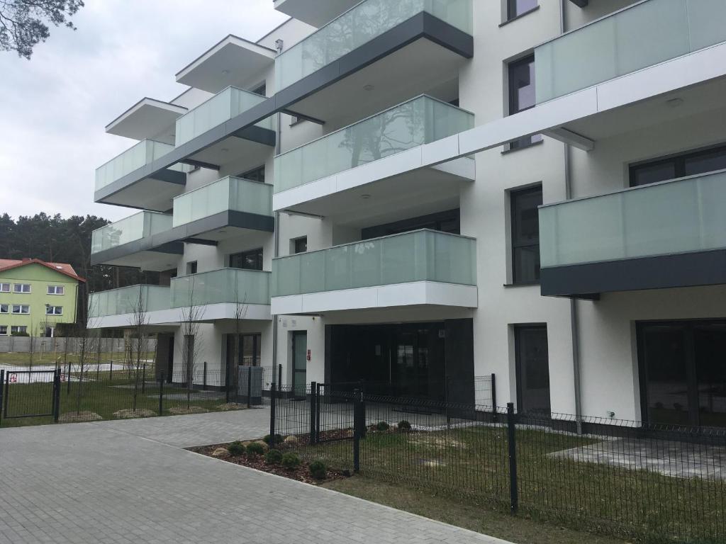 Budynek, w którym mieści się apartament