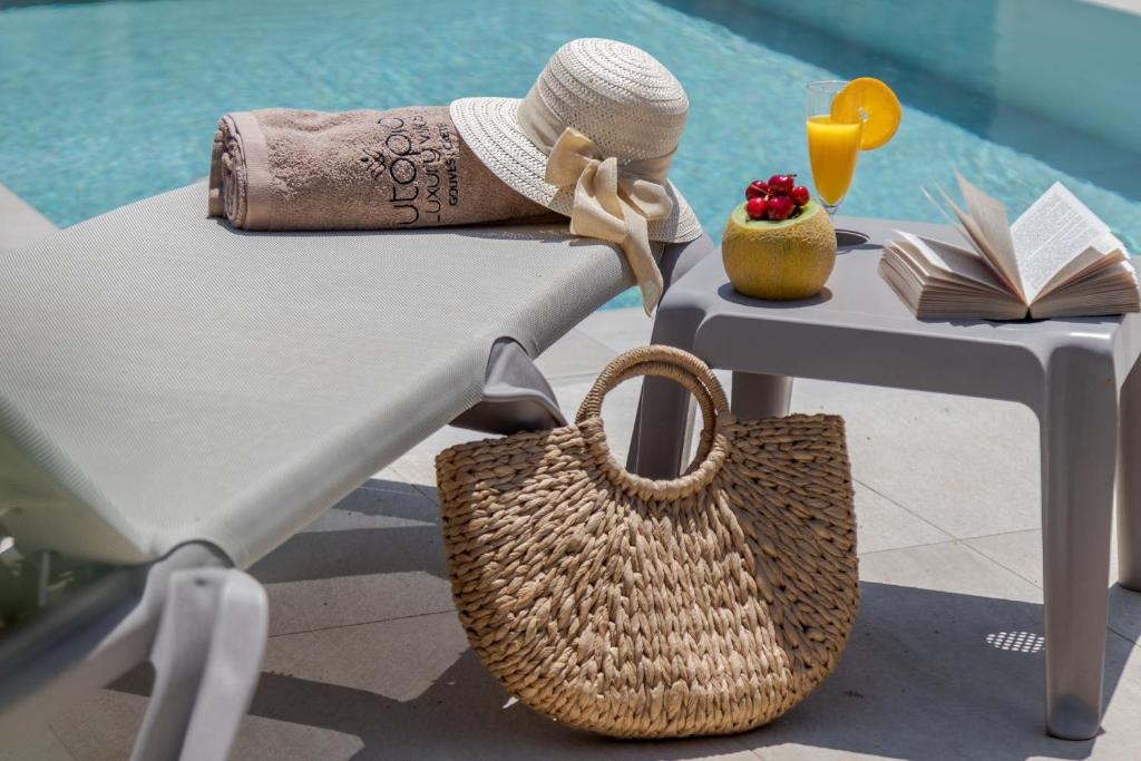 Bazén v ubytování Utopia Luxury Villas nebo v jeho okolí