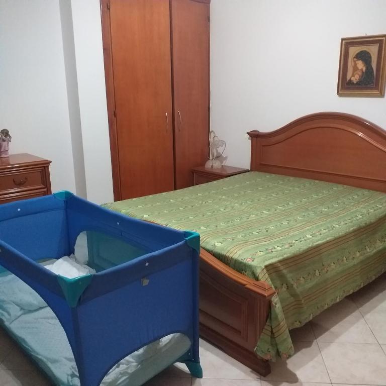 Postel nebo postele na pokoji v ubytování House Maya & Niky
