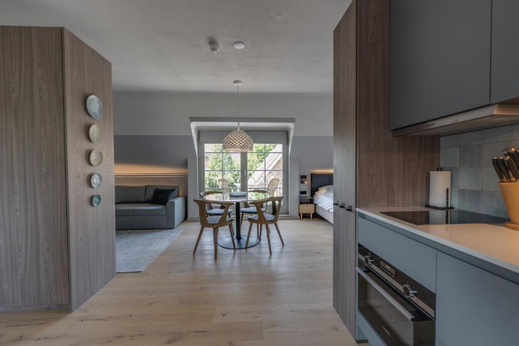 Kuchyň nebo kuchyňský kout v ubytování Villa Magnolia