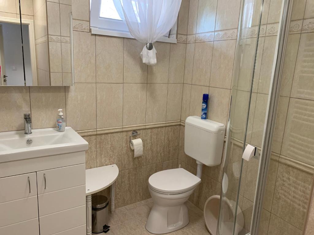 Kúpeľňa v ubytovaní Dodi Apartman