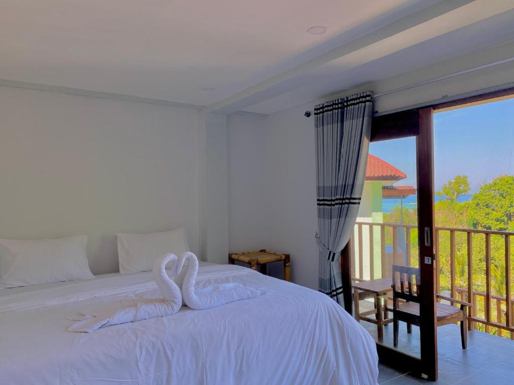 Cama o camas de una habitación en Ocean View Villas