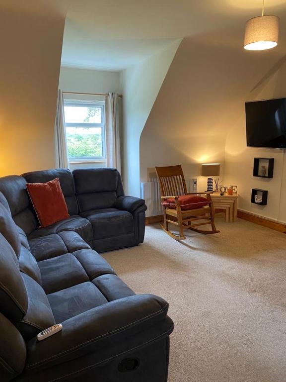 Posezení v ubytování Racecourse Lodge Apartment