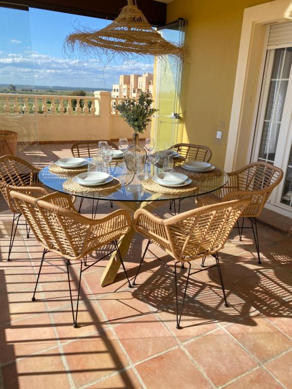 A balcony or terrace at Sol y mar