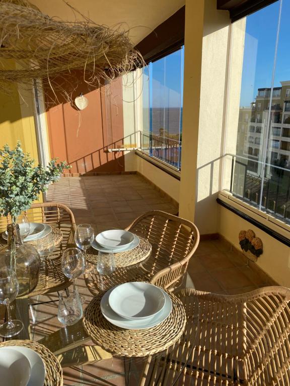 A balcony or terrace at Sol y mar