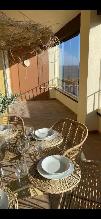 A balcony or terrace at Sol y mar