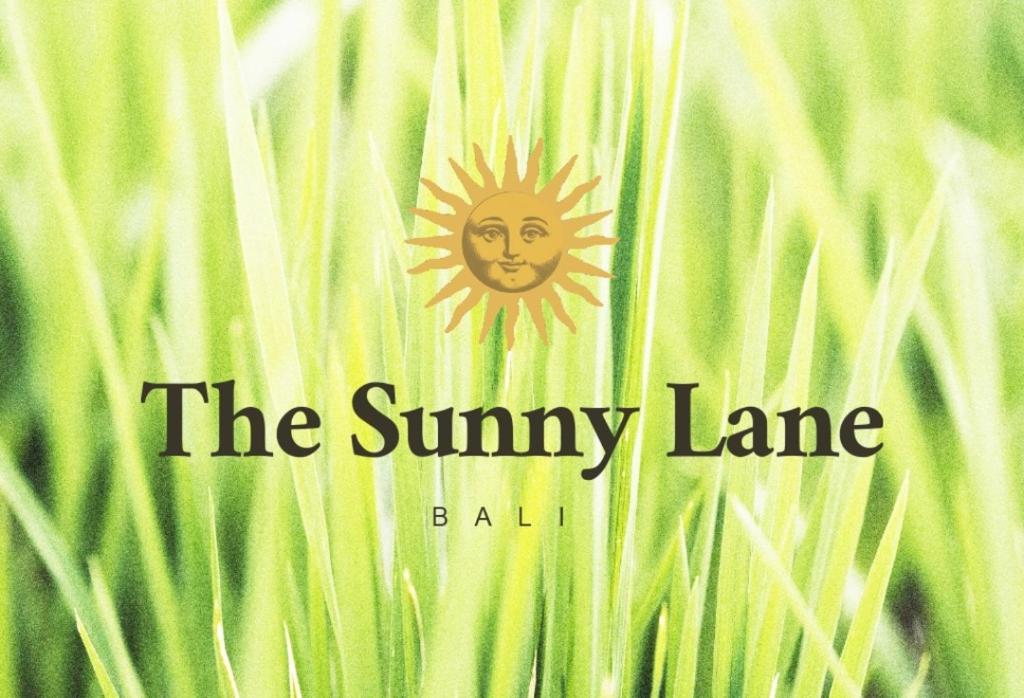 une couverture de livres de la ballilla bien exposée avec un soleil au-dessus de l'herbe dans l'établissement THE SUNNY LANE CANGGU, à Canggu