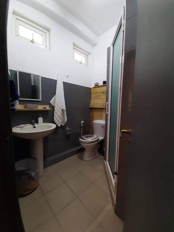 Koupelna v ubytování Eden Villa