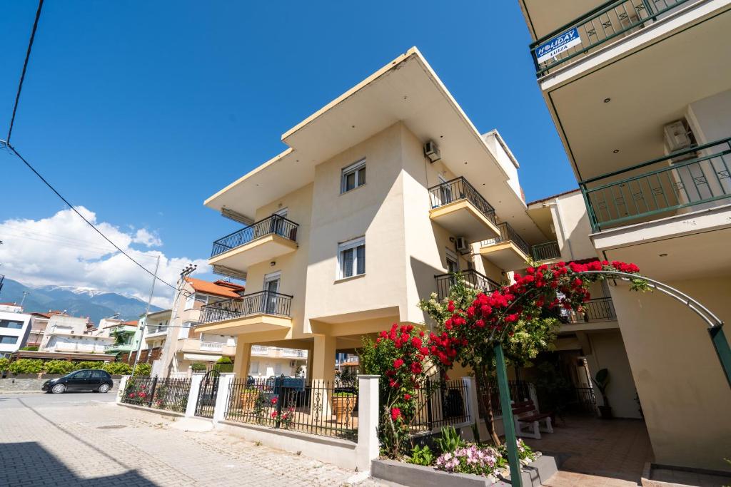 Budova, kde se aparthotel nachází