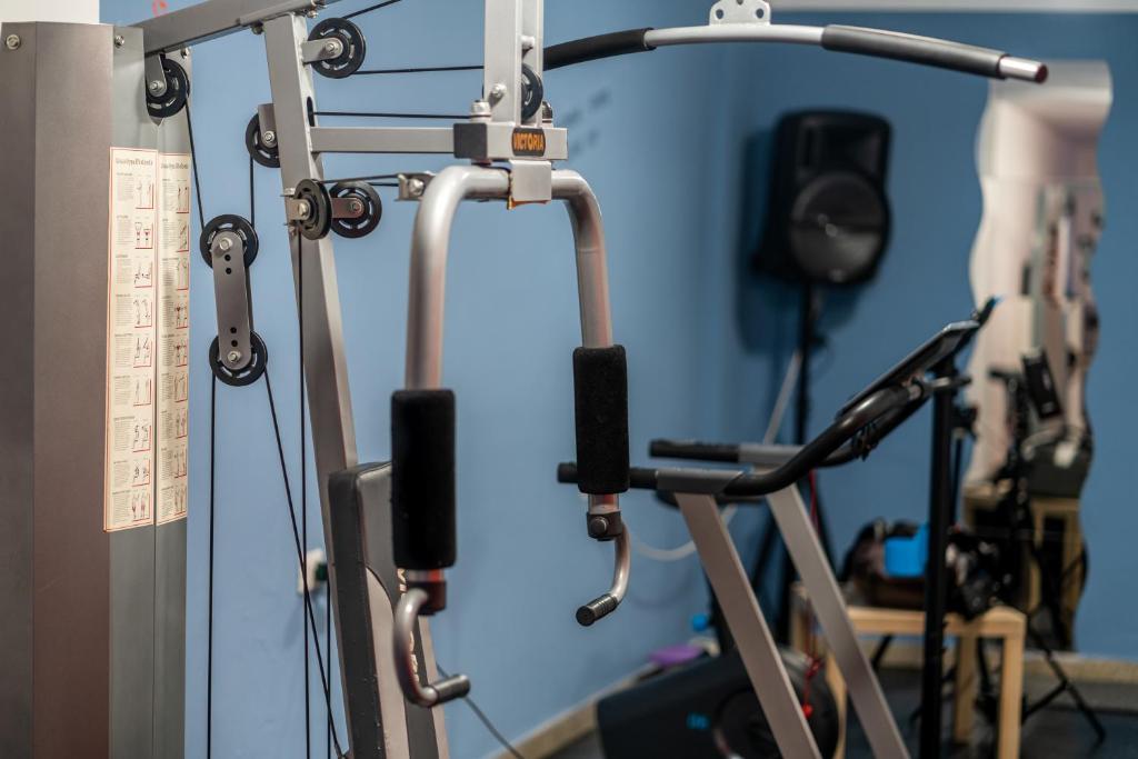 Fitness centrum a/nebo fitness zařízení v ubytování Hotel Viscount