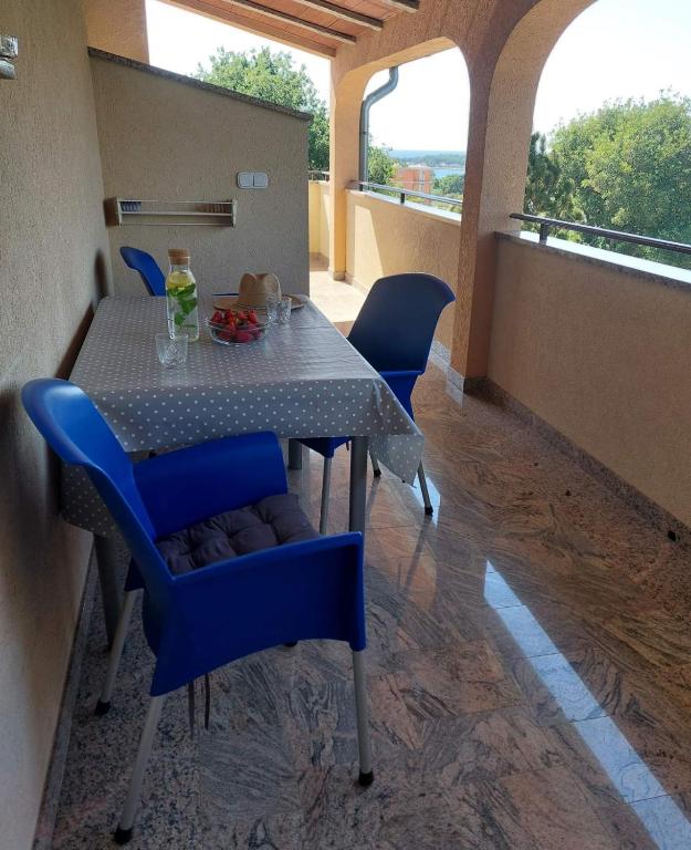 Balkón nebo terasa v ubytování Apartments Ritoša