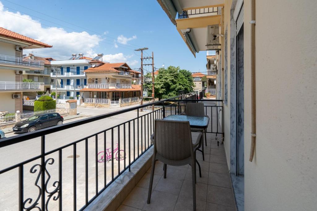 Balkón nebo terasa v ubytování Apartments Kalina
