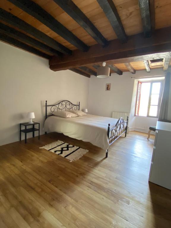 Postel nebo postele na pokoji v ubytování Gite Le TY LAOUEN