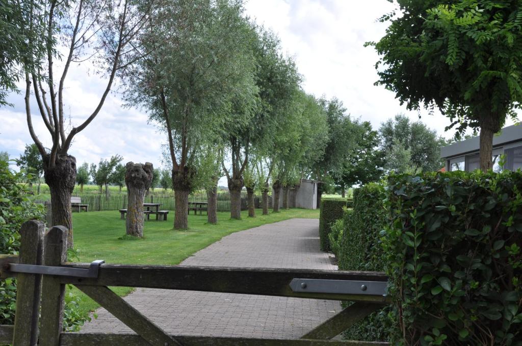 Zahrada ubytování B&B Knotwilgenhoeve