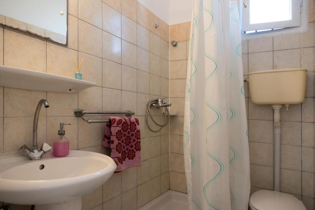 Koupelna v ubytování Wilde Rose Hotel