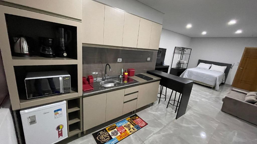 Novo apartamento Studio a poucos passos do Paraguai - Vila Portes - Deluxe Double Studio