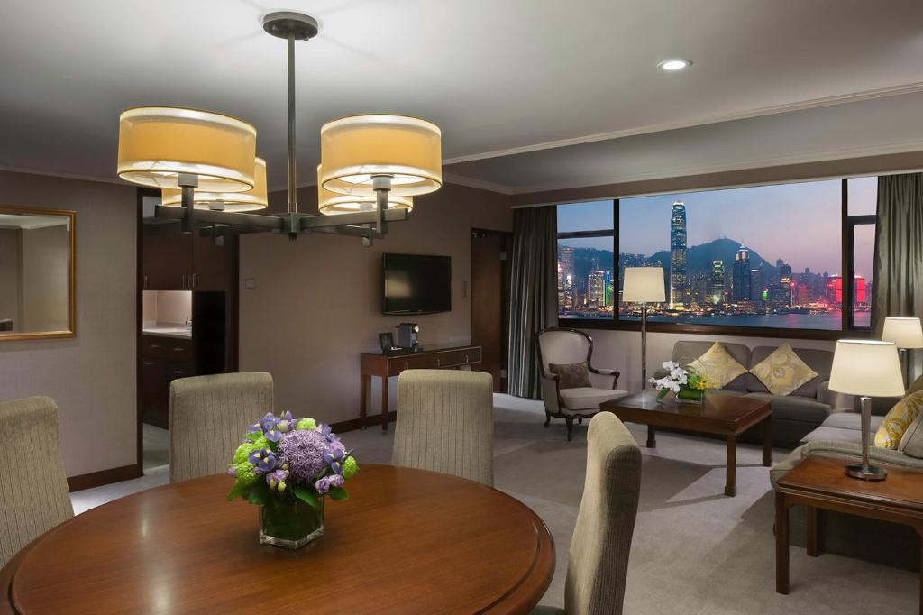 Posezení v ubytování Marco Polo Hongkong Hotel