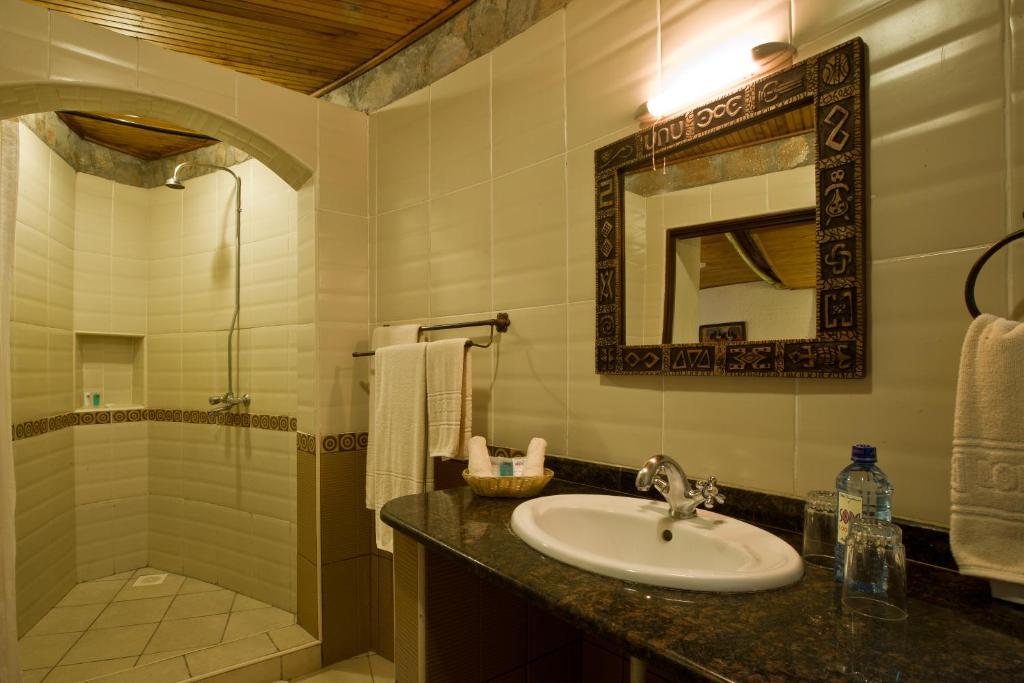Koupelna v ubytování Masai Mara Sopa Lodge