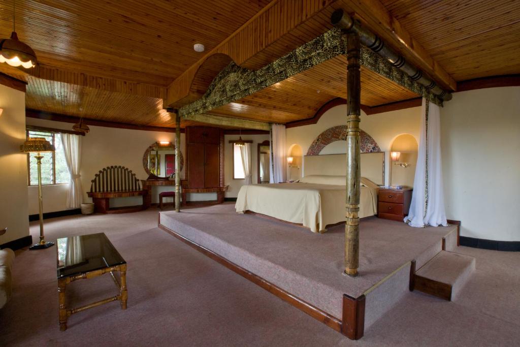 Posezení v ubytování Masai Mara Sopa Lodge