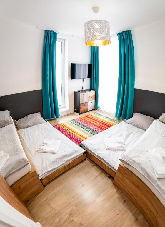Postel nebo postele na pokoji v ubytování Apartmán 110 Vila Zuberec